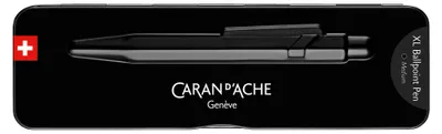 Produktbild von Caran d-Ache 849 XL, Clip, Clip-on-Einziehkugelschreiber, Nachfüllbar, Schwarz, 1 Stück(e), Medium