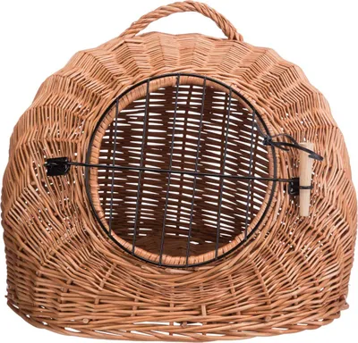 Produktbild von TRIXIE Korbhöhle mit Gitter  - braun - 50 × 46 × 36 cm