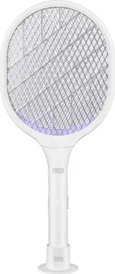 Zdjęcie produktu dla Teesa TSA0212 Elektryczna łapka na muchy z lampą UV, 2 w 1, biała