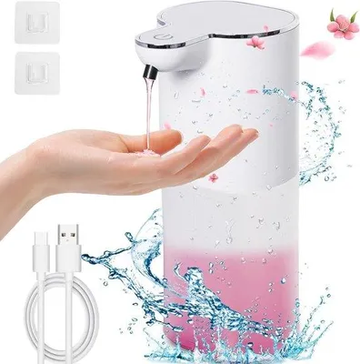 Image de Distributeur automatique de savon 400 ml, rechargeable et étanche