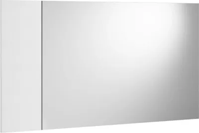 Produktbild von Spiegel Dbartesagh, dekorativer Eingangsspiegel, Wandeinrichtungsgegenstand mit Seitenprofil, 100 %  Italy, 110 x 3 x 60 cm, Weiß