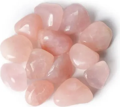 Immagine prodotto di Pietre burattate in quarzo rosa qualità A - ±3-8 cm; ±500 G
