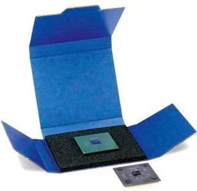 Image de Chipbox dimensions 100x60x15mm carton ondulé bleu