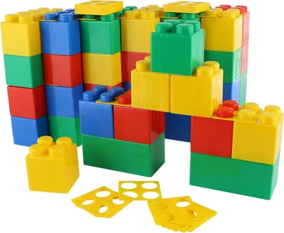 Zdjęcie produktu dla Klocki konstrukcyjne XXL 45 elementów z 45 połączeniami