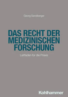 Immagine prodotto di Das Recht der medizinischen Forschung