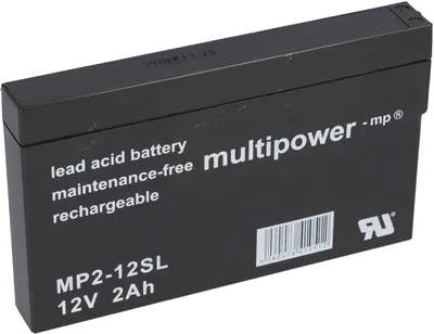Produktbild von Multipower Blei-Akku MP2-12SL Pb 12V / 2,0Ah