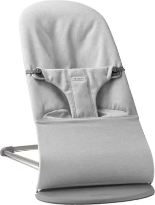 Produktbild von BabyBjörn Babywippe Bliss Woven Mélange hell grau