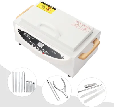 Produktbild von Heißluft Sterilisator Hochtemperatur Desinfektion 500W Fußpflege Nagelstudio Desinfektionbox