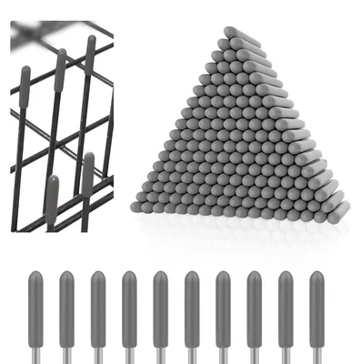 Imagen del producto de 100 tapas para cestas de lavavajillas, protección (gris)