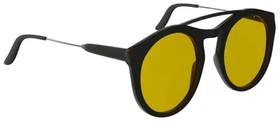 Produktbild von Uni Sonnenbrille Designer Modern Urlaub Sommer Strand Damen Herren 30687 Gelb