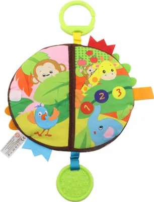 Produktbild von Baby-Stoffbuch, wasserdicht, weich, sicher, niedlich, pädagogisches Säuglings-Cartoon, frühes Bildungsspielzeug, Wald