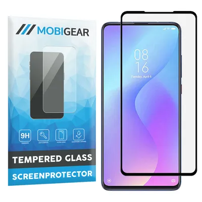 Produktbild von Mobigear Premium  Xiaomi Mi 9T Pro Panzerglas Gehärtetes Glas Displayschutz - Hüllenfreundlich - Schwarz