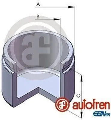 Produktbild von AUTOFREN SEINSA Bremssattel-Kolben für FORD Fiesta Mk6 Schrägheck (JA8, JR8) 54mm