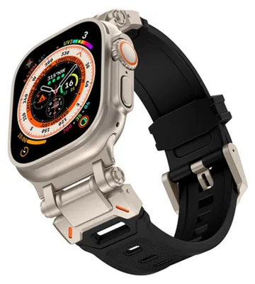 Produktbild von Tech-Protect Delta Pro Apple Watch 4 / 5 / 6 / 7 / 8 / 9 / Se / Ultra 1 / 2 (42 / 44 / 45 / 49 Mm) Schwarz/Titan