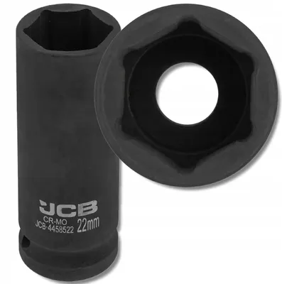 Produktbild von JCB Tiefe 1/2" Cr-Mo Schlagnuss 6-Kant 22mm Werkzeug
