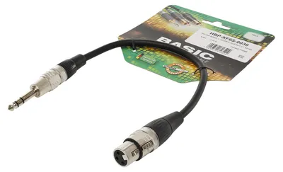 Produktbild von Instrumentenkabel | XLR / Klinke, HICON | 3,00 m