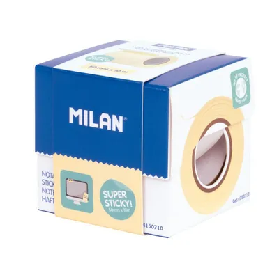 Zdjęcie produktu dla Milan Karteczki samoprzylepne na rolce żółte