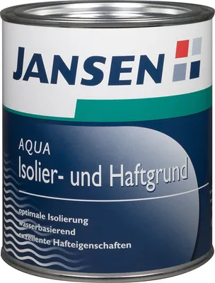 Produktbild von Jansen Aqua Isolier- und Haftgrund weiß 750 ml