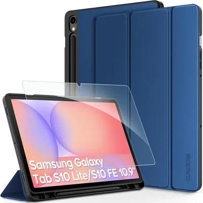 Produktbild von Hülle mit Schutzfolie für Samsung Galaxy Tab S9 FE/ S9 2023 11 Zoll, Navy Blau