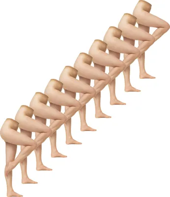Produktbild von NUR DIE Damen Feinstrumpfhose 10-Pack Transparent 15 DEN - mandel - Größe 44-48