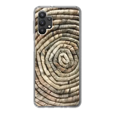 Produktbild von MuchoWow® Handyhülle Schutzhülle Hülle für Samsung Galaxy A32 5G Kreis - Schilf - Korb Silikon Softcase Handy Hülle - Softcase