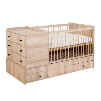 Produktbild von Kinderbett 80x120 CORNY - Buche