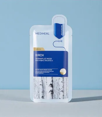 Zdjęcie produktu dla Mediheal - Dermaplus Birch Mask - Nawilżająca maseczka do twarzy z sokiem brzozowym 1 szt./22 ml
