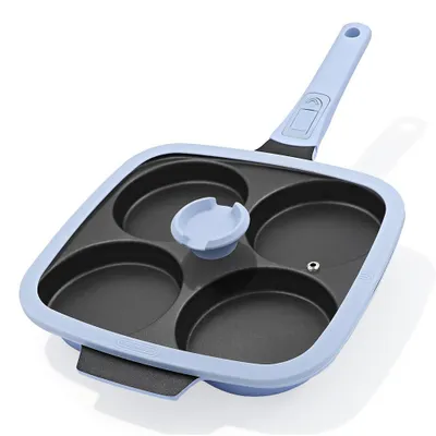 Produktbild von 4-teilige Eierpfanne mit Deckel und abnehmbarem Griff