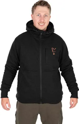 Obrázek produktu pro Fox Collection Sherpa Jacket Pánská (černá/oranžová) Velikost M