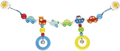Produktbild von Goki Kinderwagenkette Fahrzeuge - buntes Baby Zubehör