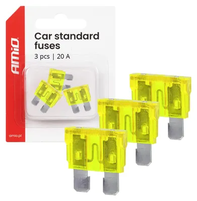 Obrázok produktu pre Autopoistky ploché standard 3 ks 20A AMIO-05107