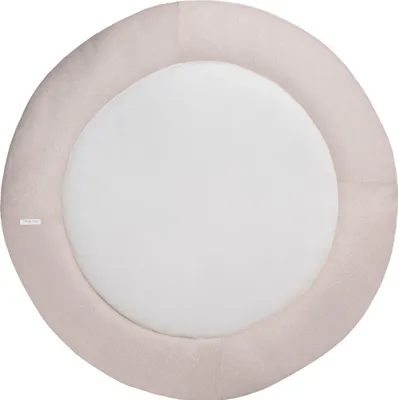 Produktbild von Baby's Only Krabbeldecke rund Sparkle - Gold-Elfenbein Melee - Ø90 cm