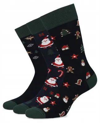 Produktbild von Lancerto Weihnachtssocken 3 Paar Mix Herren 39-42