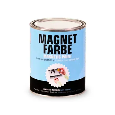 Produktbild von Milacor Magnetfarbe grau 1 Liter
