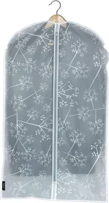 Produktbild von Domopak 908000, Weiche Kleidungsaufbewahrungstasche, Transparent, Weiß, Polyethylen-Vinylacetat (PEVA), Reißverschluss, 60 cm, 100 cm