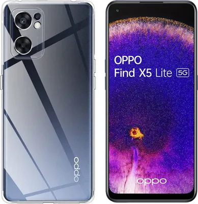 Produktbild von OPPO Find X5 Lite Hülle, Ultra Dünn Crystal Transparent Soft TPU Case Schutzhülle für OPPO Find X5 Lite