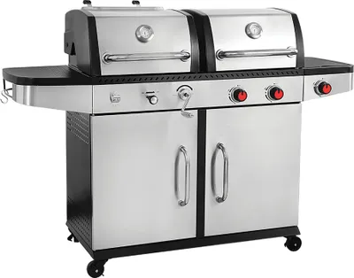 Produktbild von Plynový gril a gril na dřevěné uhlí 8,2 kW, 162 x 66 x 113 cm