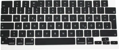 Produktbild von Tastatur Tasten Kappen Keycap Set für Macbook Pro M1 Pro/Max Retina A2442 A2485 14" 16"