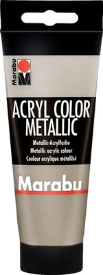 Produktbild von Marabu Acrylfarbe Acryl Color 100 ml metallic-taupe 748