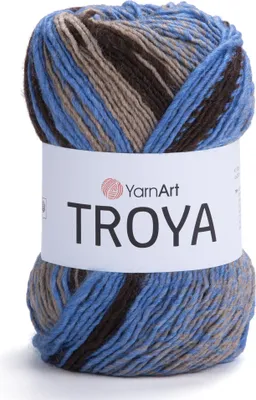 Produktbild von YarnArt Troya 2119, Weich Woll-Acryl-Mix, 250m/100g, Ideal für Herbst-/Winterprojekte