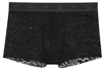Productafbeelding van HOM Heren Boxershorts, model Trunk, vrije snit, met kant