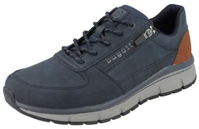 Produktbild von BUGATTI Herren Schnürschuhe blau braun Kunstleder - Größe: 42
