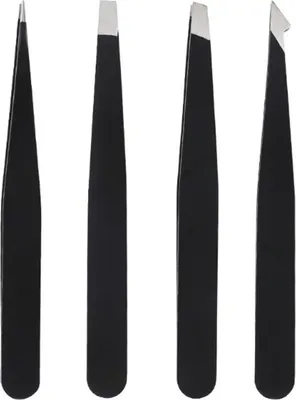 Obrázek produktu pro INF Pinzeta na obočí z nerezové oceli - 4 kusy