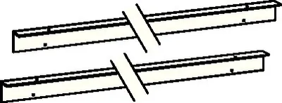 Produktbild von Dorma Sturzfutterwinkelset zu GSR / BG silberfarbig - 64470001