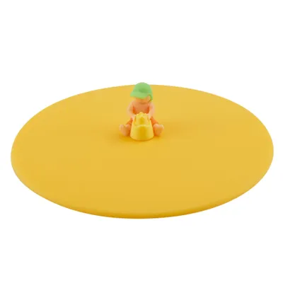 Produktbild von Lurch Glasabdeckung Sommerdeckel aus Silikon Beach Kids Simon Sandburg