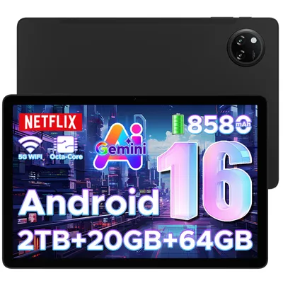Produktbild von DOOGEE Tab A9+- Tablet,Android 16, 11 Zoll, 20(4+16)GB+64GB(bis 2TB erweiterbar), 90Hz, WiFi 5,8580mAh,Widevine L1