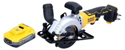 Zdjęcie produktu dla Akumulatorowa pilarka tarczowa DeWalt DCS 571 N 18 V 115 mm bezszczotkowa + 1x akumulator Powerstack 5,0 Ah - bez ładowarki