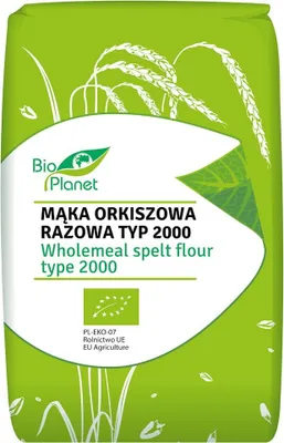 MĄKA ORKISZOWA RAZOWA TYP 2000 BIO 500 g - BIO PLANET