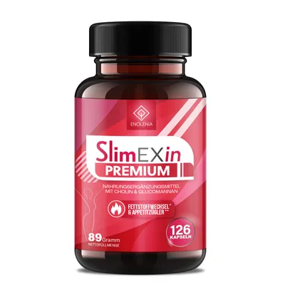 Produktbild von Enolenia® SlimEXin Premium - hilft gegen Hungеrgefühl – Appеtitzügler – schnell abnеhmen – natürliche Inhaltsstoffe für Frauen + Männer