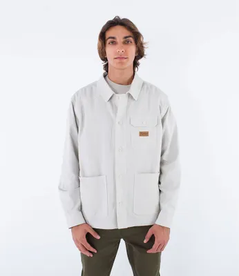 Produktbild von Hurley Bixby Lined Canvas Überhemd Weiß XL Mann Weiß XL